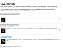 Tablet Screenshot of grupo-nomade.blogspot.com