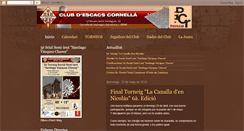 Desktop Screenshot of clubescacscornella.blogspot.com