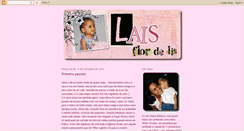 Desktop Screenshot of laisflordelis.blogspot.com