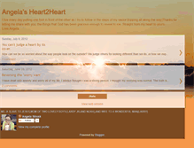 Tablet Screenshot of angelasheart2heart.blogspot.com