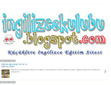 Tablet Screenshot of ingilizcekulubu.blogspot.com