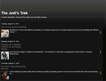 Tablet Screenshot of jeditrek.blogspot.com