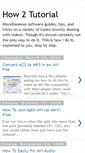 Mobile Screenshot of how2tutorial.blogspot.com