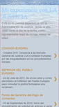 Mobile Screenshot of miexperienciaconlajusticia.blogspot.com