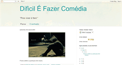 Desktop Screenshot of dificilefazercomedia.blogspot.com