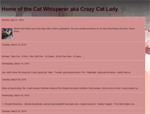 Tablet Screenshot of catsdontlisten.blogspot.com