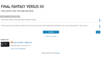 Tablet Screenshot of finalfantasyversusiix.blogspot.com