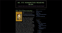 Desktop Screenshot of hum8readingblog.blogspot.com