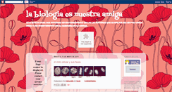 Desktop Screenshot of labiologiaesnuestraamiga.blogspot.com