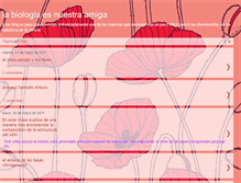Tablet Screenshot of labiologiaesnuestraamiga.blogspot.com