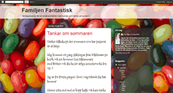 Desktop Screenshot of familjenfantastisk.blogspot.com