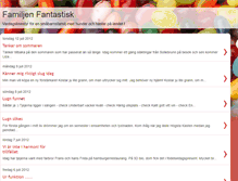 Tablet Screenshot of familjenfantastisk.blogspot.com