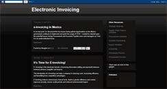 Desktop Screenshot of electronic-invoicing.blogspot.com