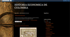 Desktop Screenshot of historiaeconomicadecolombiana.blogspot.com