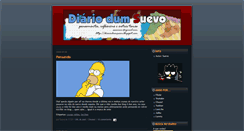 Desktop Screenshot of diariodumsuevo.blogspot.com