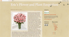 Desktop Screenshot of ericsflowerandplantemporium.blogspot.com