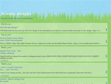 Tablet Screenshot of miniallergies.blogspot.com
