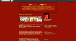 Desktop Screenshot of no-a-la-antena.blogspot.com