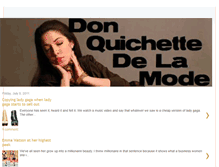 Tablet Screenshot of donquichottedelamode.blogspot.com