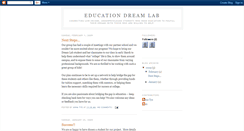 Desktop Screenshot of educationdreamlab.blogspot.com