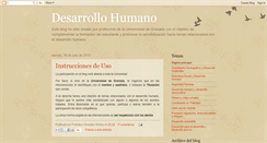 Desktop Screenshot of desarrollohumanogranada.blogspot.com