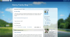 Desktop Screenshot of kennyfamilyblog.blogspot.com