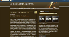 Desktop Screenshot of eltriunfodekronos.blogspot.com