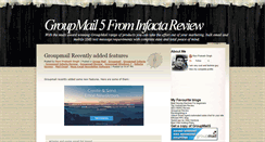 Desktop Screenshot of groupmail-review.blogspot.com