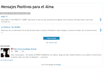 Tablet Screenshot of mensajespositivosparaelalma.blogspot.com
