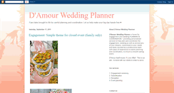 Desktop Screenshot of damourweddingplanner.blogspot.com