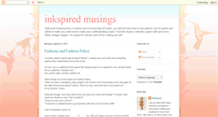 Desktop Screenshot of inkspiredmusings.blogspot.com