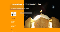 Desktop Screenshot of comunidadestrelladelsur.blogspot.com