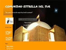 Tablet Screenshot of comunidadestrelladelsur.blogspot.com