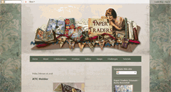 Desktop Screenshot of papertraders-art.blogspot.com