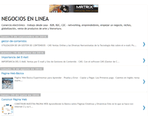 Tablet Screenshot of negocio-redondo.blogspot.com