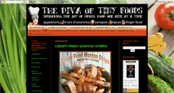 Desktop Screenshot of divaoftinyfoods.blogspot.com