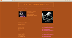 Desktop Screenshot of fightingagainstwindmills.blogspot.com