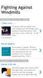 Mobile Screenshot of fightingagainstwindmills.blogspot.com