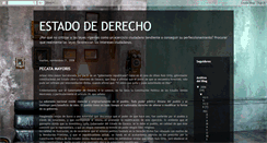 Desktop Screenshot of estado-de-derecho.blogspot.com