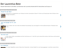 Tablet Screenshot of laurentiusorden.blogspot.com