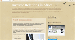 Desktop Screenshot of investorrelations4africa.blogspot.com