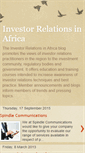 Mobile Screenshot of investorrelations4africa.blogspot.com