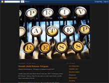 Tablet Screenshot of katonah-privatepress.blogspot.com