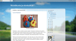 Desktop Screenshot of muistikuviajaelonkulkua.blogspot.com