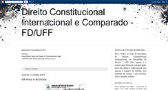 Desktop Screenshot of direitoconstitucionalinternacionaluff.blogspot.com