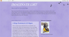 Desktop Screenshot of imaginatelmt.blogspot.com