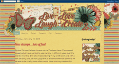 Desktop Screenshot of live-love-laugh-create2.blogspot.com