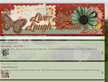 Tablet Screenshot of live-love-laugh-create2.blogspot.com