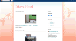 Desktop Screenshot of dhavehotel.blogspot.com