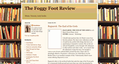 Desktop Screenshot of foggyfoot.blogspot.com